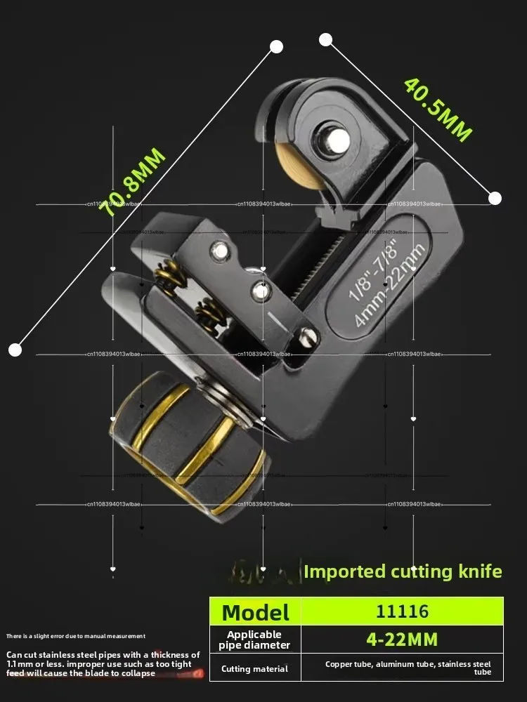 

Copper Imported Pipe Cutter Rotary Stainless Steel Pipe Manual Pipe Cutter