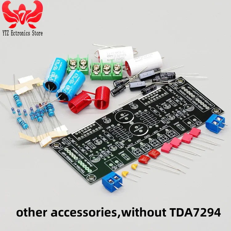 DC24-40V TDA7294 100W+100W Dual channel High Power Audio AMP Amplifier Board DC24-40V Kits Mini Audio Amplifier DIY Kit Board