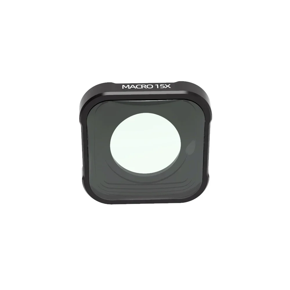 Filtr obiektywu Macro 15X HD do akcesoriów do kamer sportowych Gopro Hero 13 12 11 10 9 Black