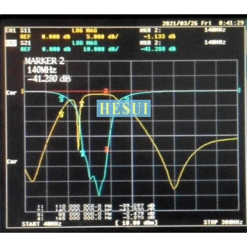 BSF Filter RF 110MHz~140MHz Module band stop filter, remove 125MHz aviation broadcast signal, SMA interface Module  Board