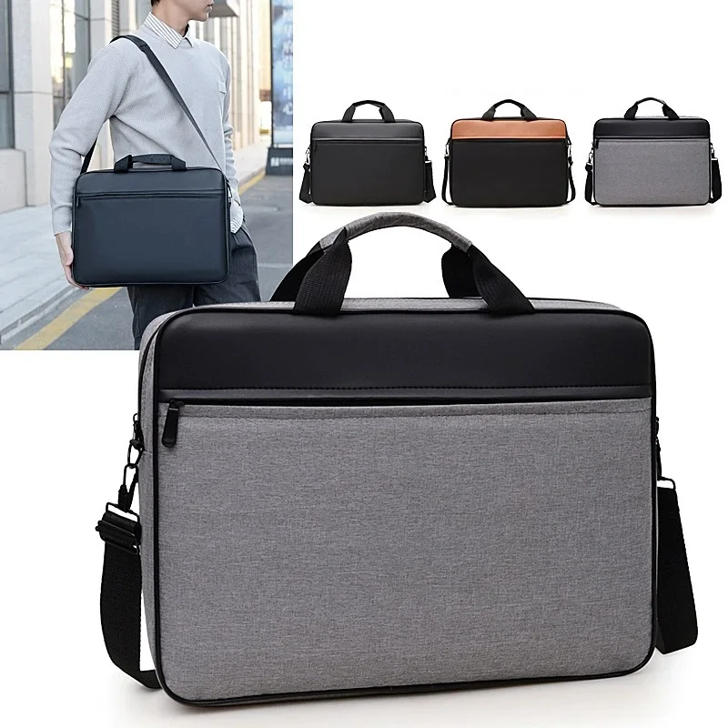 Handbag Single Shoulder Crossbody Laptop Tablet Bag Unisex Rolling Case Document Business Casual Computer Bag Fashion Travel Bag