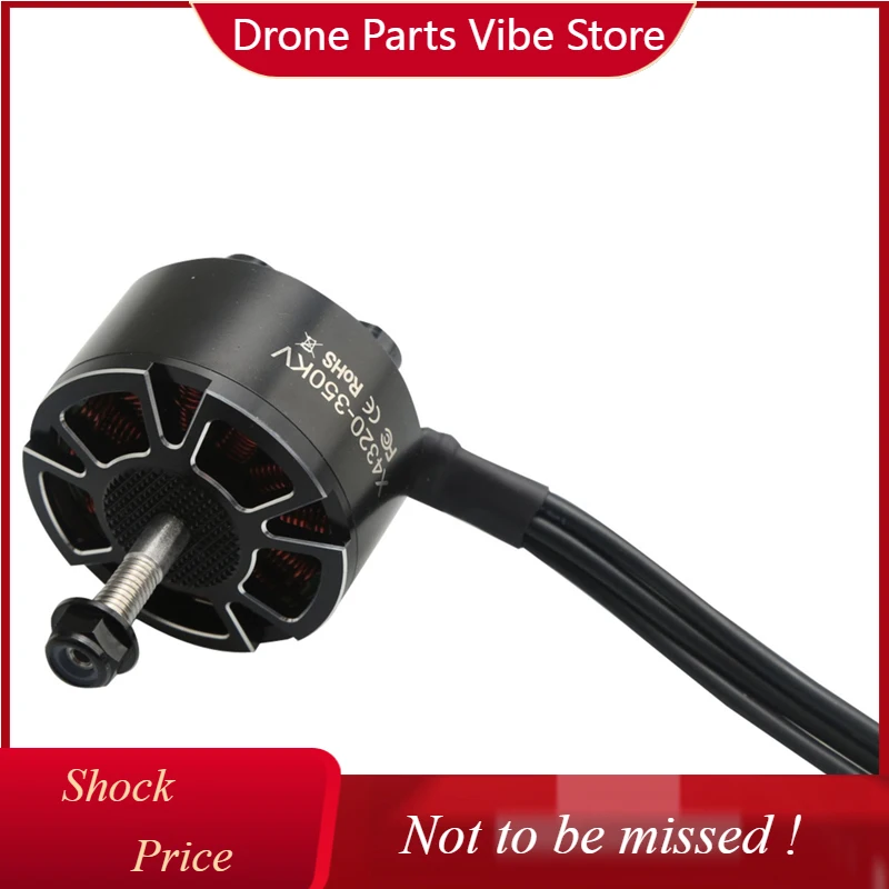 

Бесколлекторный двигатель DPShuhang RC X4320 350KV с низким уровнем шума и высокой скоростью, с оптоволокном, для больших дальнобойных FPV-дронов и гоночных моделей, аксессуар