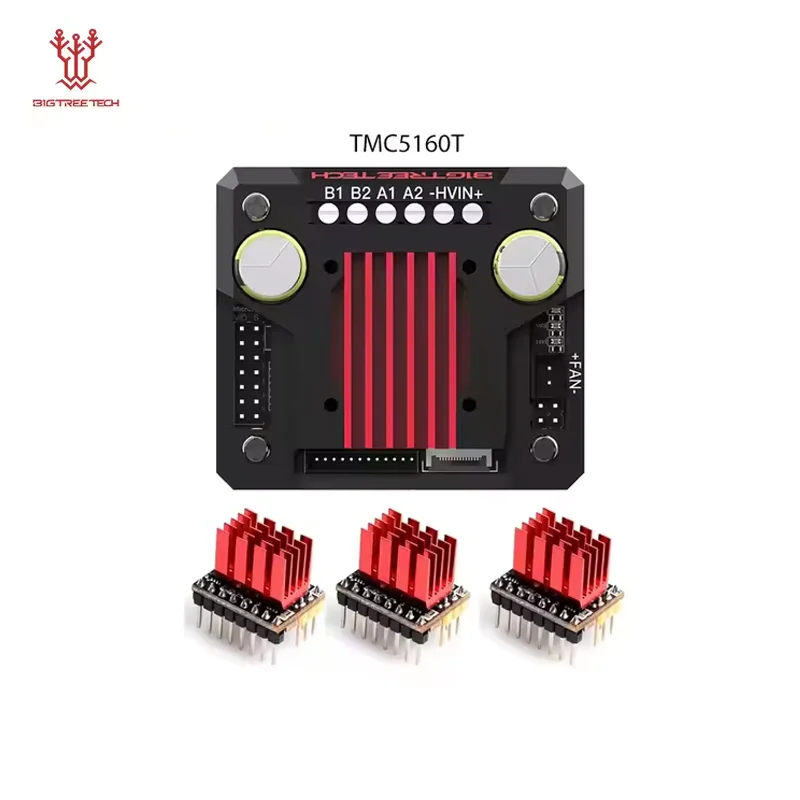 BIGTREETECH TMC5160T Pro Driver Części do drukarek 3D o dużej mocy, kompatybilne z BTT Octopus Pro SKR V1.4 Turbo TMC2209 Mini E3