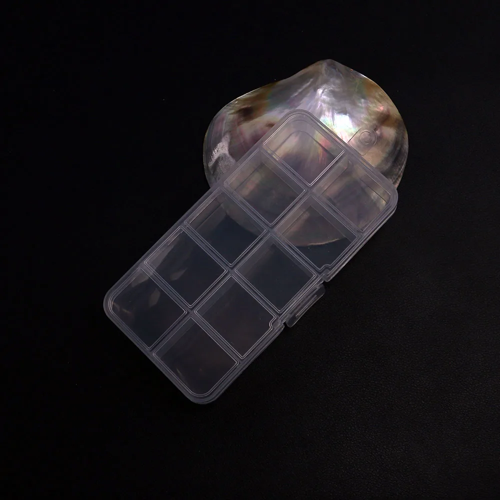 

Отделенная утолщенная пластиковая коробка для хранения мелких деталей, органайзер, сетка, прозрачная коробка для пуговиц, рыболовные снасти, ювелирные изделия