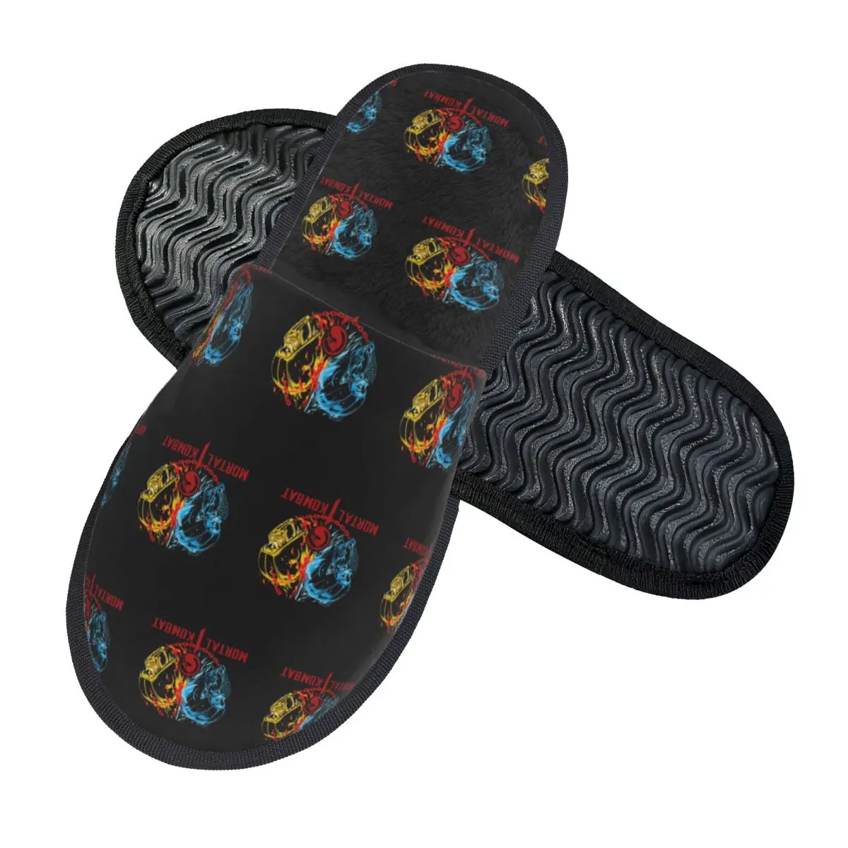 Custom Mortal Kombat One Slippers Memory Foam Warm Soft Women House Slipper Indoor Cozy Shoes