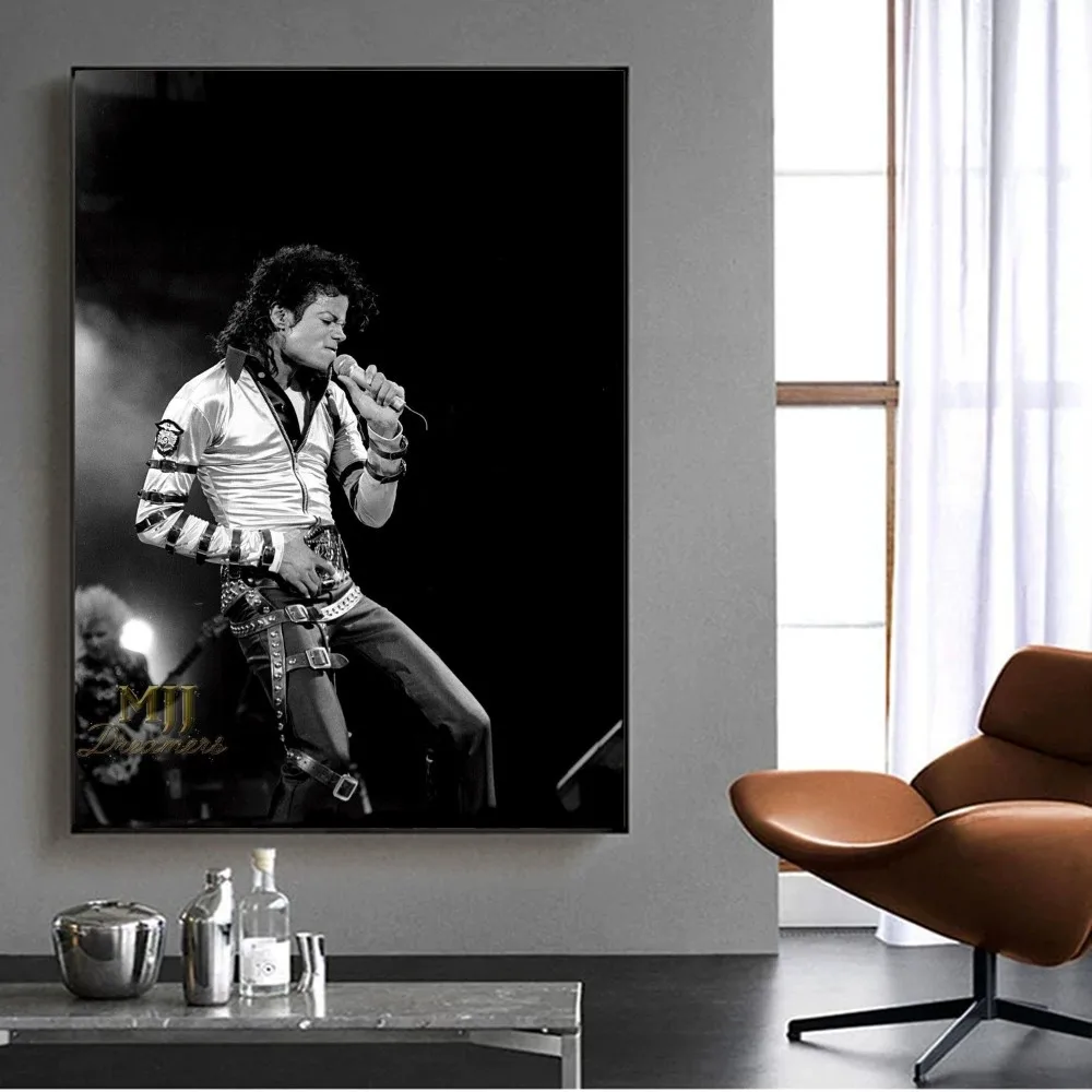 ملصق مايكل جاكسون ، ملصق أنيمي كلاسيكي ، ملصق حائط لغرفة المعيشة ، ديكور بار ، ديكور فني #5