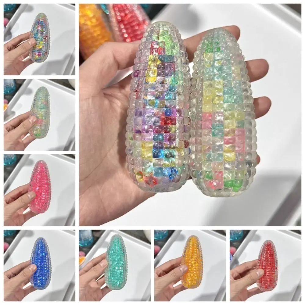 

Cute Colorful Slow Rising Sticky Pearl Super Soft Elastic Slow Rebound Pearls Simulation Portable Pearls Squeeze Children