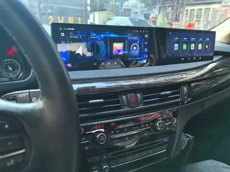 21inch For BMW 5 Series F10 F11 X5 X6 NBT 2011-2017 CarPlay Curved Screen Android Car Radio GPS Multimedia Video Player Stereo