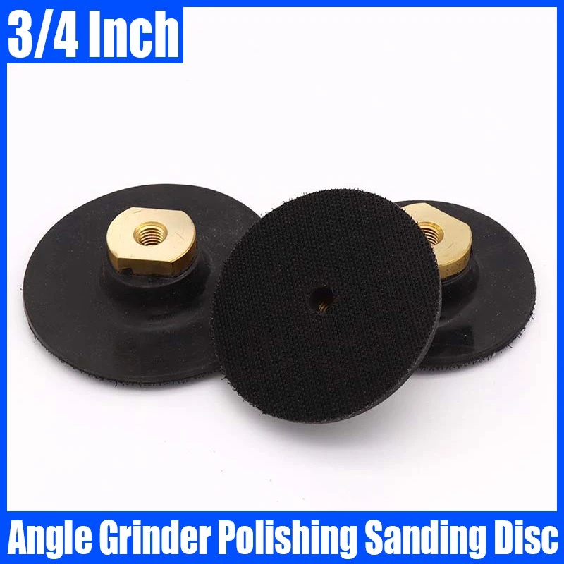 

1PCS 3" 4" Inch Angle Grinder Sandpaper Self-adhesive Disc Hook-Loop Backed Plate Sanding Disc Grinder Polishing Disc Pad