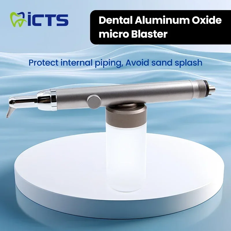 

ICTS Dental Aluminum Oxide Microetcher with Water Spray - Alumina Sandblasting and Air Polishing Micro Blaster Gun for Dentists