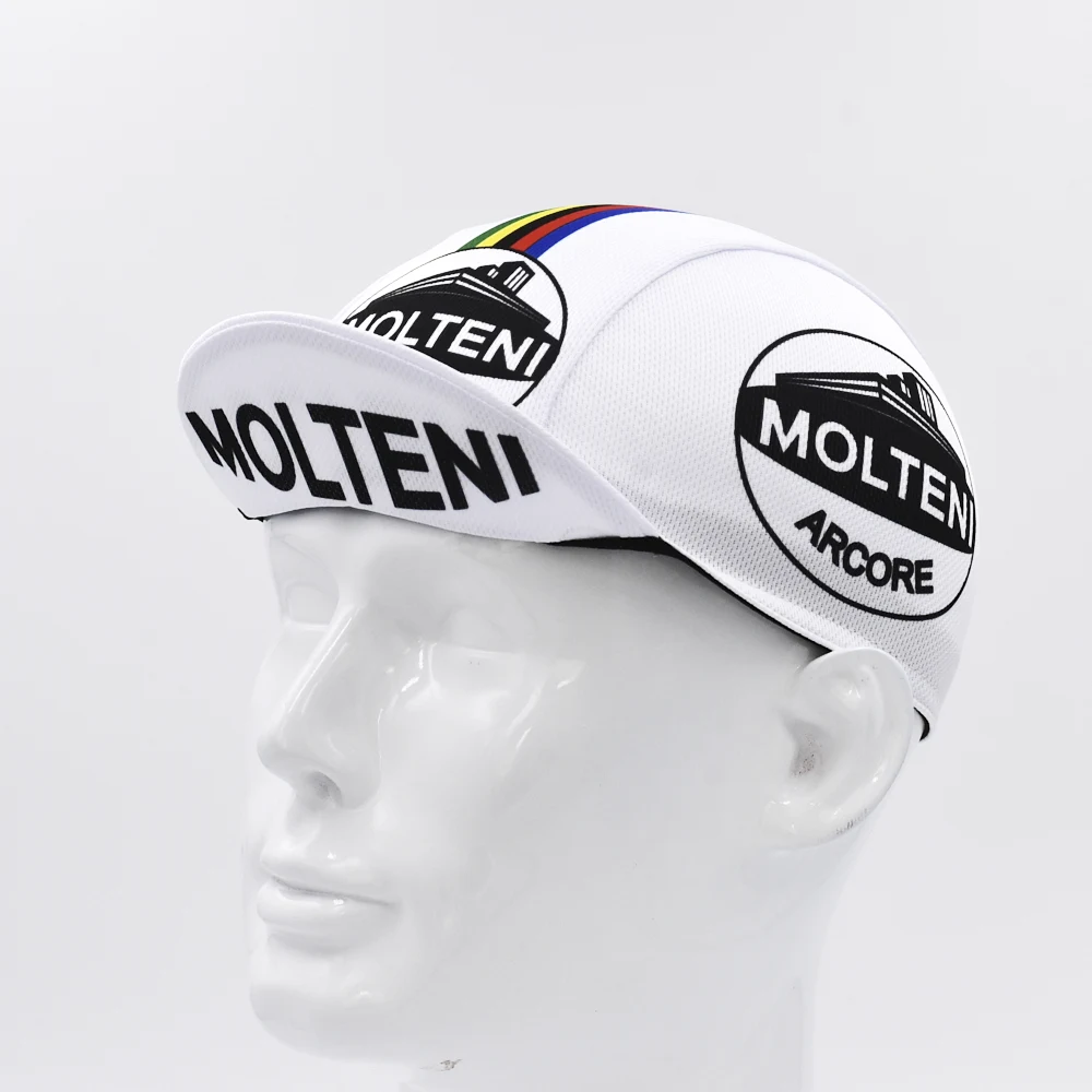 Molteni-Chapéu retrô ciclismo masculino, chapéu respirável de mountain bike, verão, quente