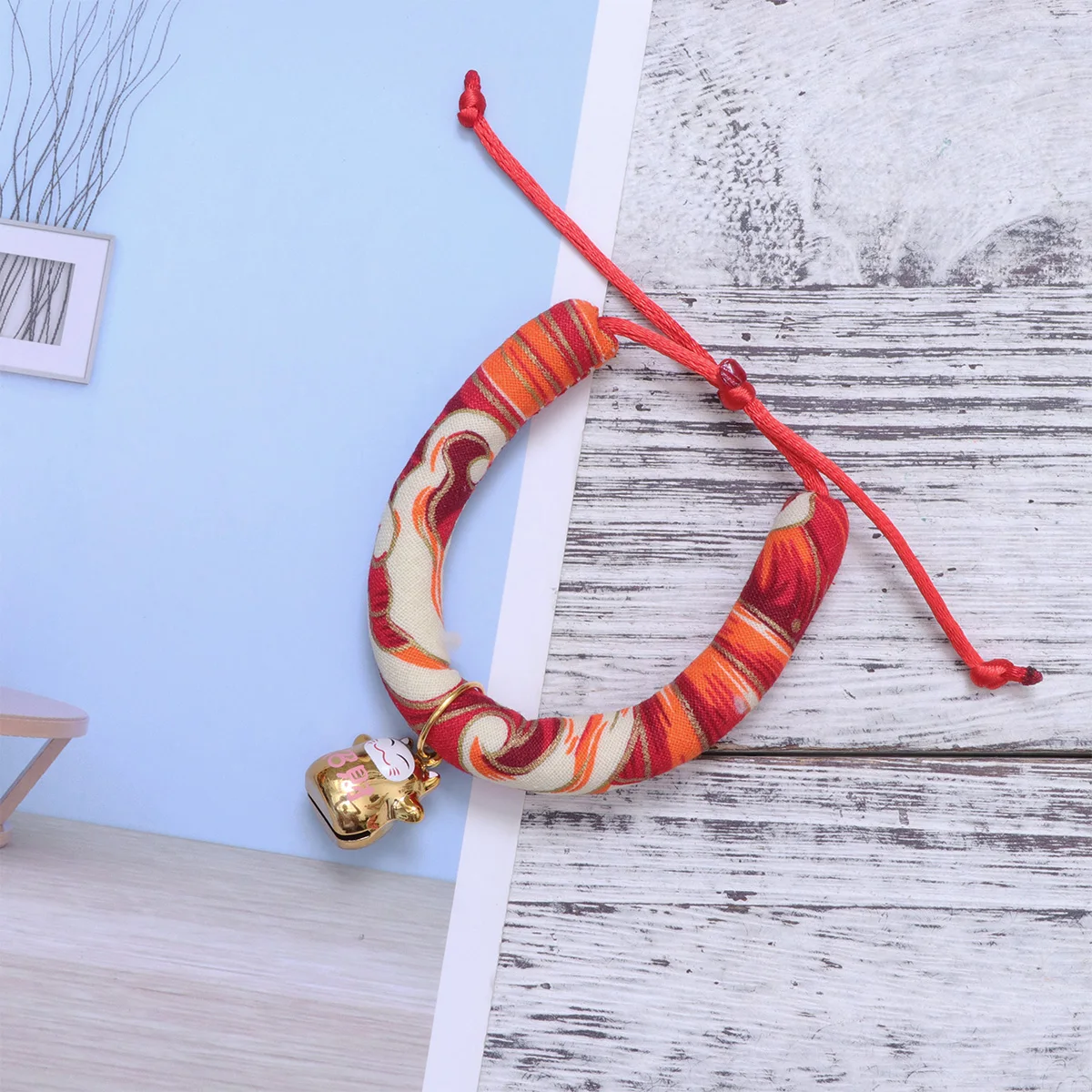 

Wind Bell Necklace Kitten Cat Accessories Small Collar Tie Pet Supplies Japanese-style
