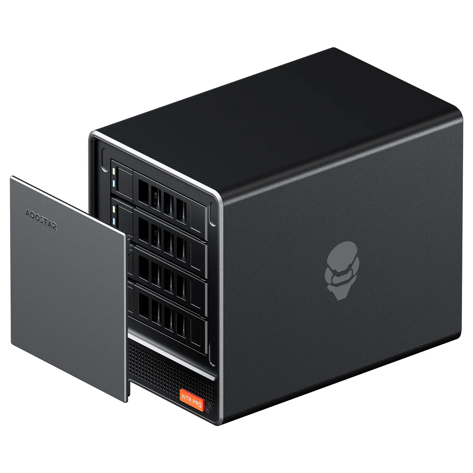 Aoostar-ミニPC,4ベイnas,wtr pro,amd ryzen 7 5825u,2.5, 3.5 "hdd * 4,nvme ssd * 1をサポート