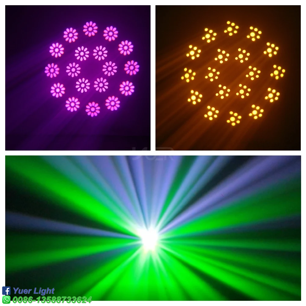 Projecteur Lumineux LED à Tête Mobile de 250W, Éclairage de Scène à Effet d'Ouverture pour DJ et ixde Mariage DMXorgBeam, 4 Pièces/Lot