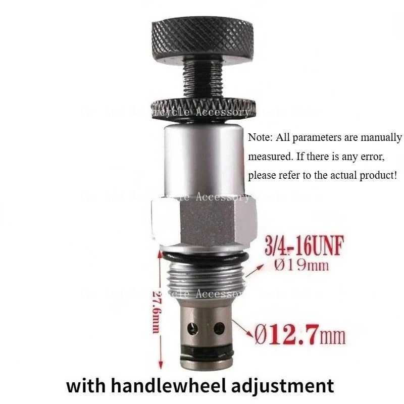 1PC Adjustable Threaded Cartridge Hydraulic Relief Valve Pressure Suitable For Car Lift Lifting Machine Pressure Release Valve - view 2