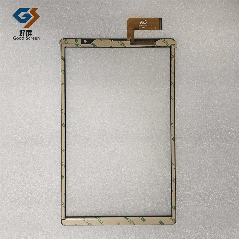 Black New 10.1Inch 51pins P/N MS2105-FPC V1.0 Capacitor touch screen Digital meantic sensor Outer glass panel ms2105