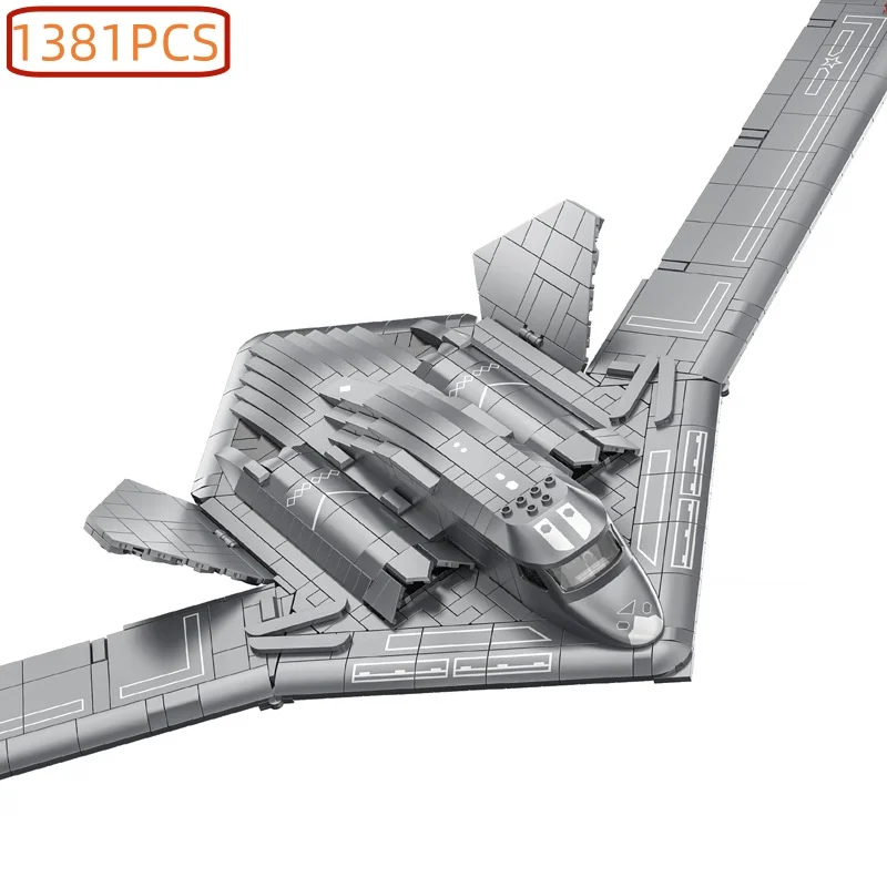 

H-20 Bomber Fighter: A Creative Assembly Model of the Military Department DIY Building Blocks City Collecting Ornaments Boy Toy