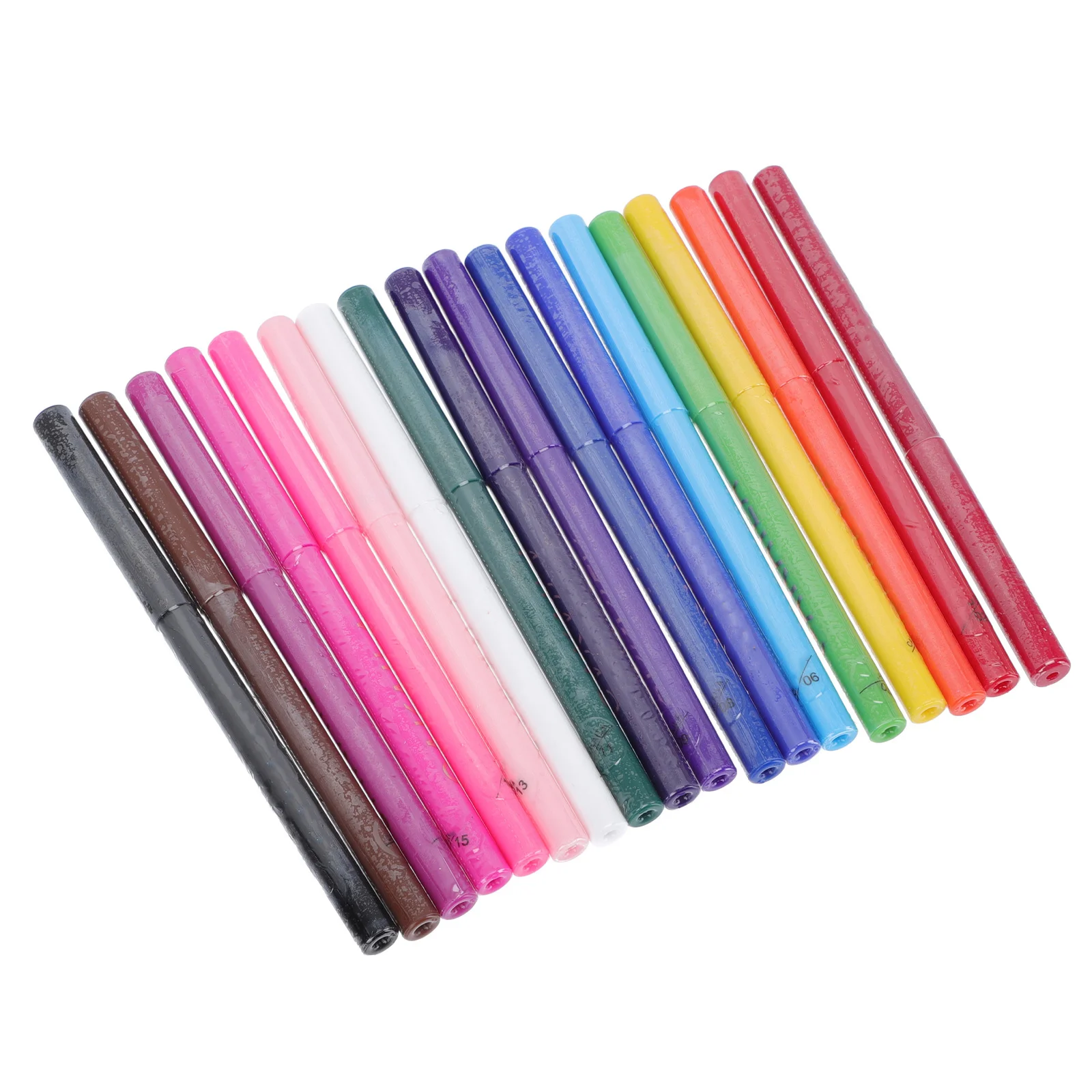 18Pcs Colorful Eyeliner Pencil Set Eye Makeup Tools Charming Cosmetics Effect Portable Eyeliner Drawing Pencils Kit for Female