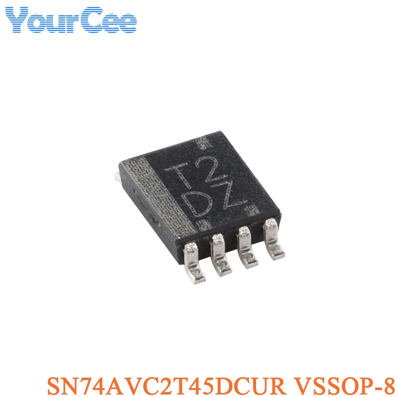 5Pcs SN74AVC2T245RSWR UQFN-10 SN74AVC2T45DCUR VSSOP-8 SN74AVCH2T45DCUR VSSOP-8 SN74LVC2T45DCTR MSOP-8 Bus Transceiver Chip