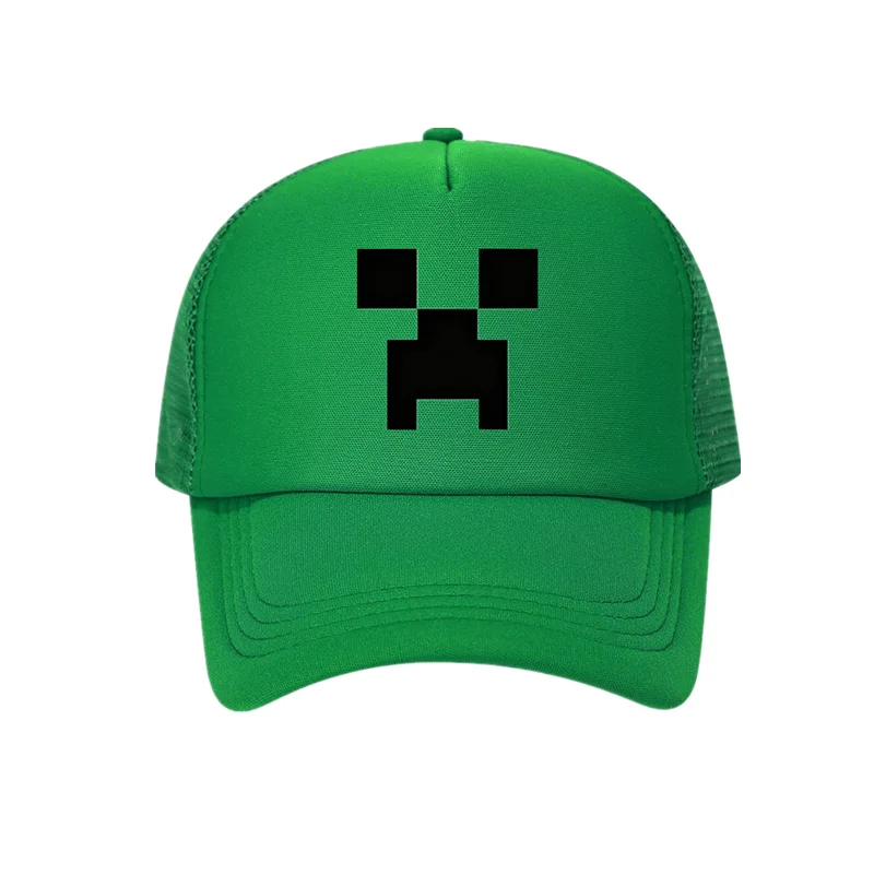 Halloween-Spiel Totem of Undying Hut Cosplay Unisex Pixel Block Baseballkappe Sonnenhut Outdoor-Accessoires Sport Party – Detail 8