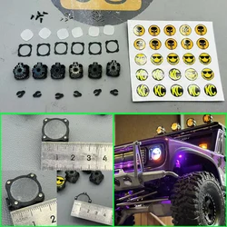 Simulazione Faretto Luce sul tetto Decorazione modello per 1/8 1/10 RC Crawler Car Traxxas TRX4 SCX10 Accessori