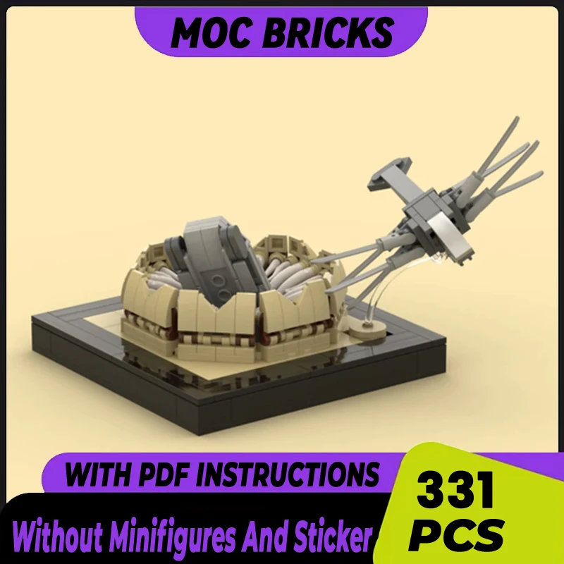 Star Movie Model Moc Building Bricks Dune Sandworm Attack Diorama Technology Modular Blocks Gift Christmas Toy DIY Sets Assembly