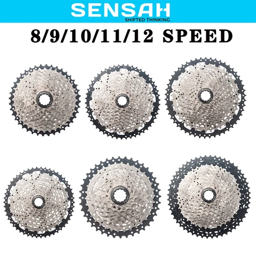 SENSAH bicicleta de montaña 8 9 10 11 12 velocidades Velocidade Cassette de bicicleta MTB piñón de rueda libre 40T 42T 46T 50T 52T para HUB HG