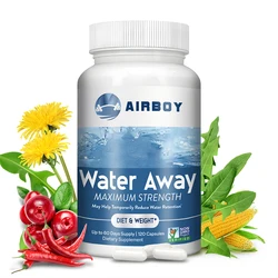 Water Away Diuretic Capsules - for Bloating & Swelling Relief Natural Diuretic, Urinary Support