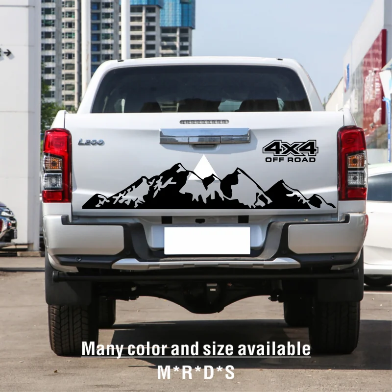 

Car Sticker 4X4 Off Road Graphic Vinyl Decal Auto Accessories For Ford Ranger Raptor Isuzu Pickup Dma Nissan NAVARA Toyota Hilux