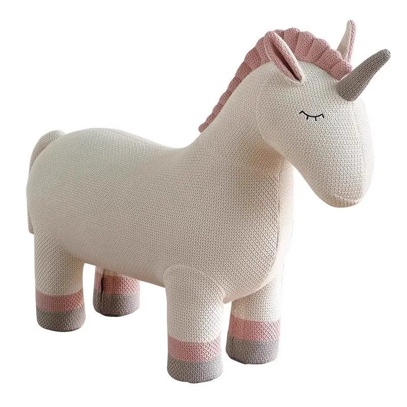 어린이 보조 의자 어린이용 나무 동물 유니콘 의자 승용 오토만 장난감 창의적인 의자 어린이용 스툴