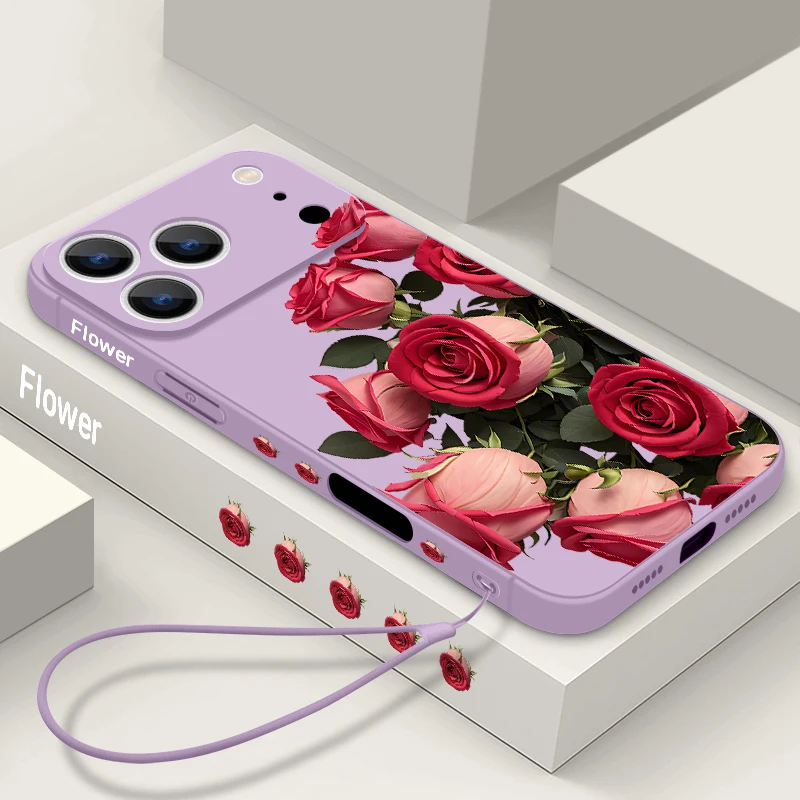 حافظة لهاتف آيفون 17 برو ماكس فوندا آيفون 16 برو ماكس 15 14 13 12 11 16e غطاء حبل هوائي كوكه #2