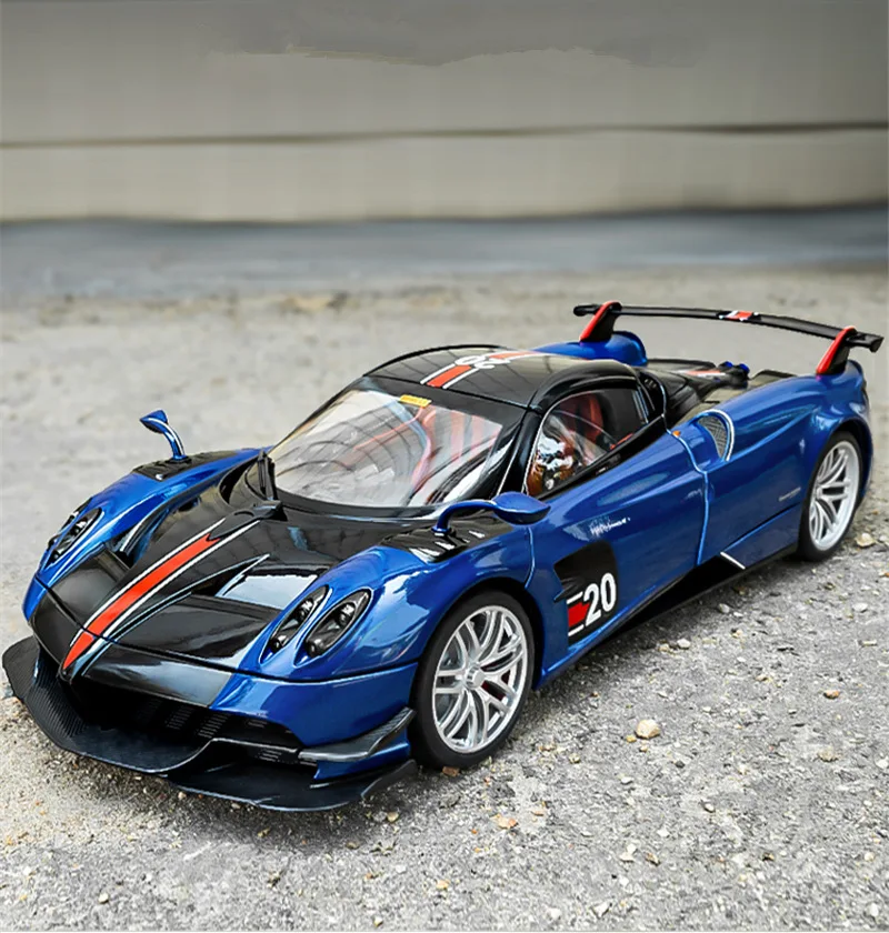 Motor Max Pagani Huayara bleu 1 18