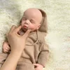 20 인치 소프트 전신 실리콘 다시 태어난 인형 페인트 수제 가짜 신생아 소녀 솔리드 플래티넘 실리콘 장난감 아티스트 수집가 4
