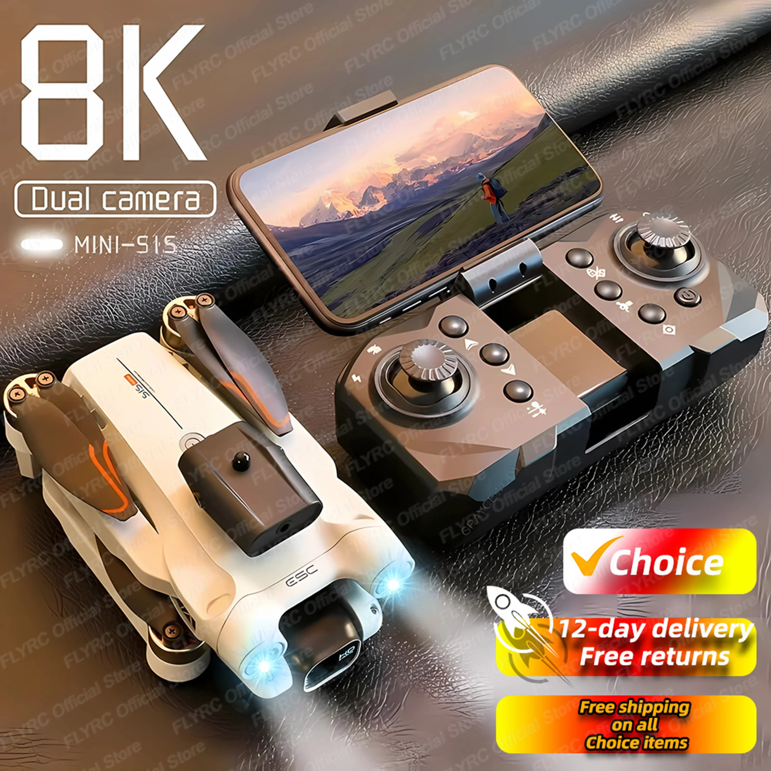 S1S Mini Drone 4k Profesional 8K HD Camera Obstacle Avoidance Aerial Photography Brushless Foldable Quadcopter Dron Toys