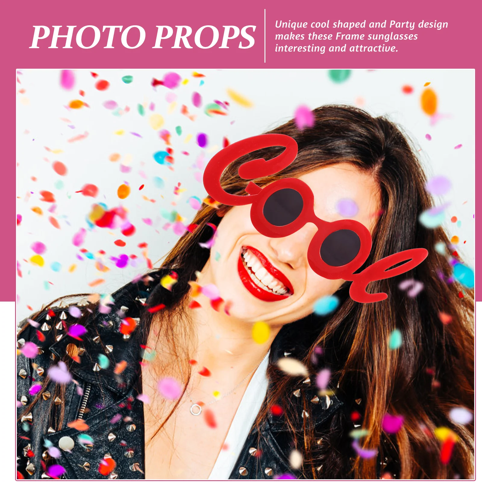 

4 Pcs Funny Glasses Costume Eyeglasses Photo Props Novelty Sunglasses Party Fashion Decorative Plastic Bride