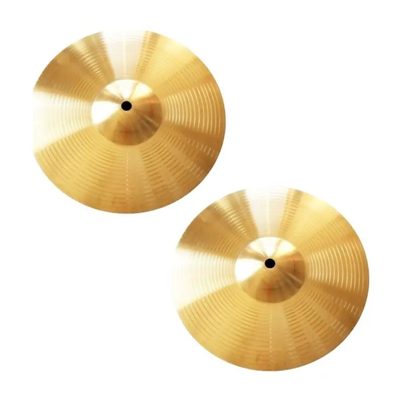 10 Inch Brass Cymbal Metal Crash Cymbal Drum Cymbals Jazz Drum Musical Instrument Accessories-AT20