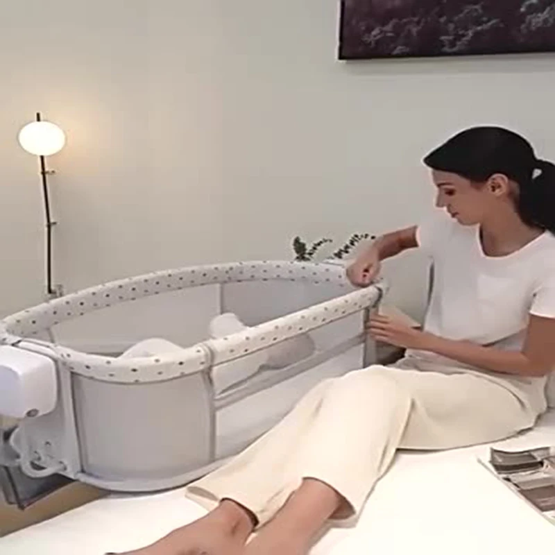 Cuna portátil para bebé, cesta móvil para dormir, cuna BB para recién nacido, Cama grande con costura