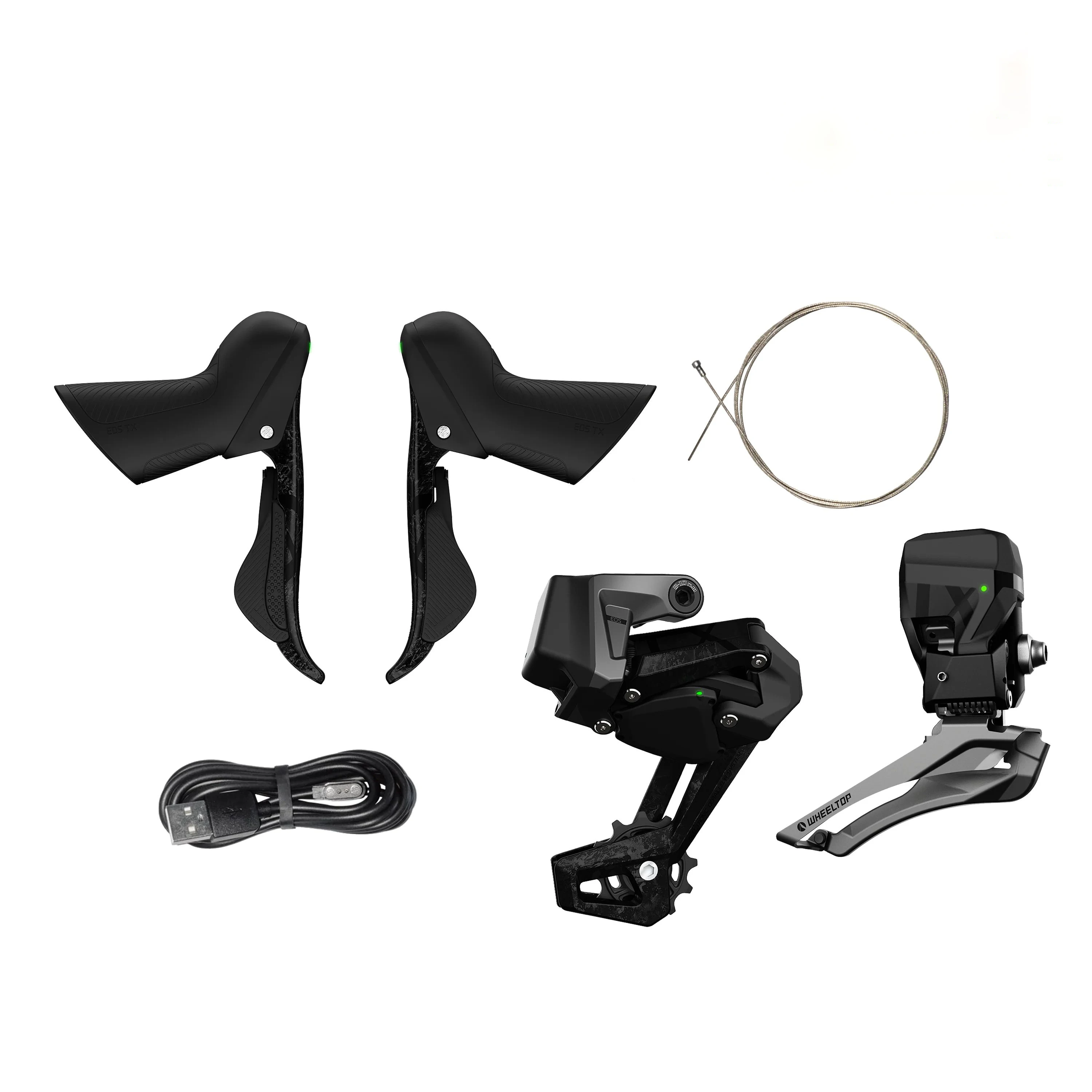 WHEELTOP EDS-TX Wireless Carbon Electronic Shifter/Derailleur (Road Bike) Hydraullc Disc Brake Groupsets/Cable Brake Groupsets