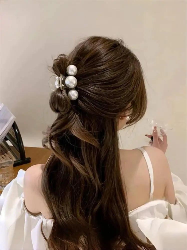 

Аксессуары для волос All-Match Temperament Pearl Love pour femmes