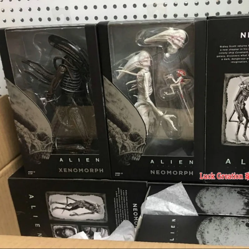 네카 에일리언: 코벤트 네오모프 & 러너 10인치 액션 피규어 영화 모델 수집용 장난감 성인 팬을 위한 선물