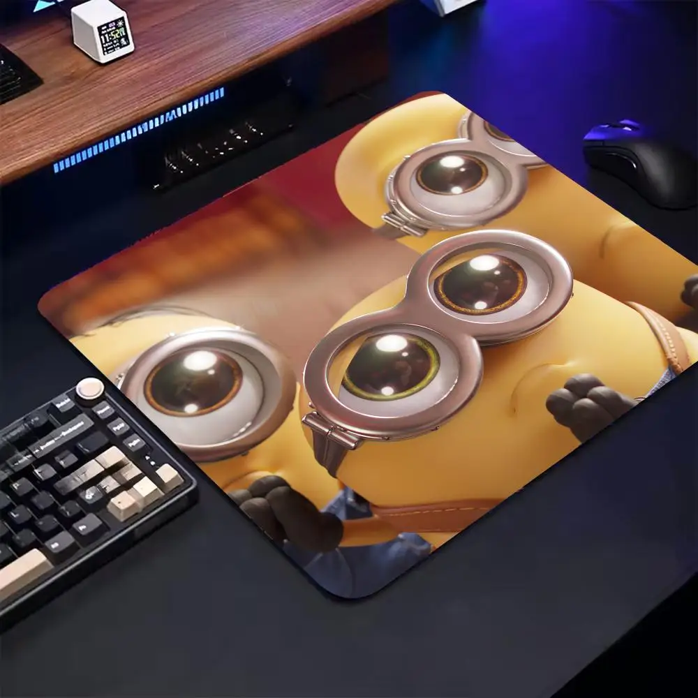 Cute Yellow M-MinionS Mouse Pad Cartoon rubber Small mouse pad desktop computer office keyboard e-sports ROGs game