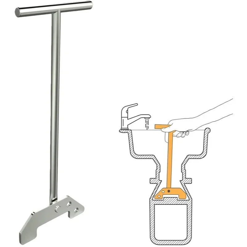 Lightweight Anti-Clog Garbage Disposal Wrench Sink Drain Removal Tool Clog Prevention Wrench