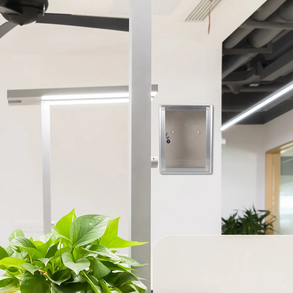 2 Buah Kotak Surat Transparan untuk Kantor Sekolah Kotak Saran Yang Dapat Dikunci Kotak Terpasang Di Dinding Logam Tahan Lama Penggunaan Dalam Ruangan Luar Ruangan