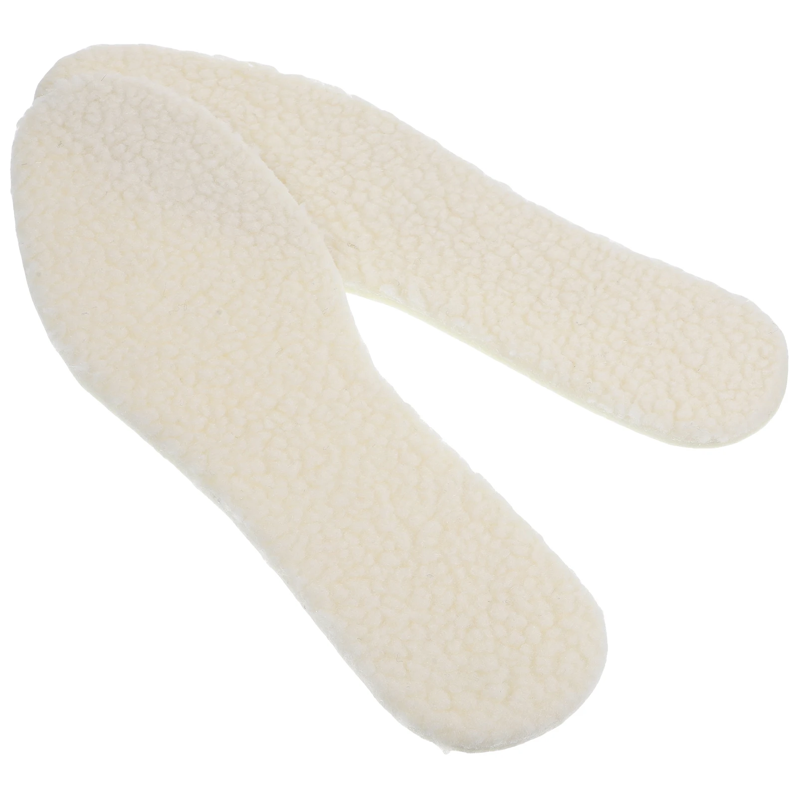 

1 Pair Warm Wool Winter Cushion Thickened Comfortable Cotton Insoles Breathable Shoe Inserts For Men Women With Latex Sole