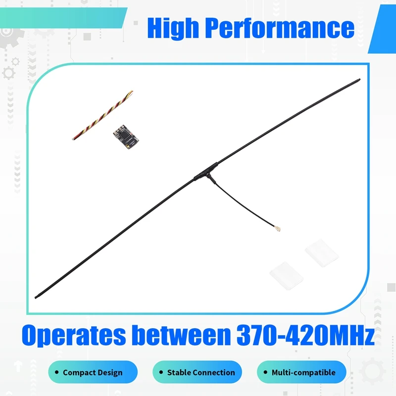 TX400 RX Nano Ricevitore Modulo ELRS 370-420 MHz Controllo a lungo raggioJAS