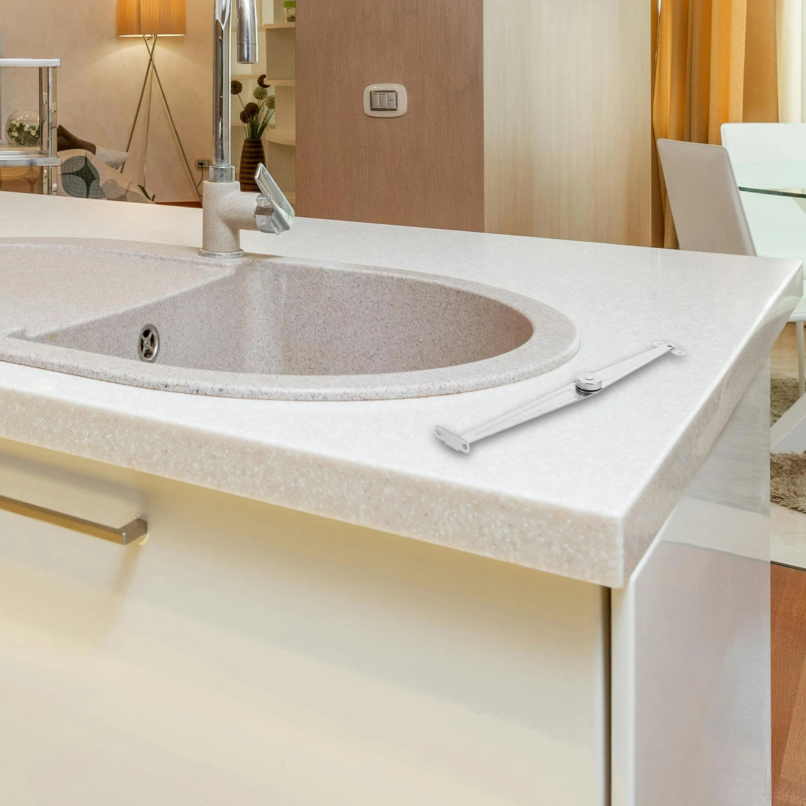 

10Pcs Cabinet Support Pull Rods Adjustable Metal Furniture Support Rods with Simple Design for Multiple Cabinet Use