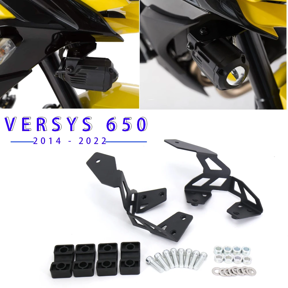 

Motorcycle Fog Lights Auxiliary Light Bracket Driving Lamp For Versys 650 Versys 650 2014 -2022 2019 2020 2021