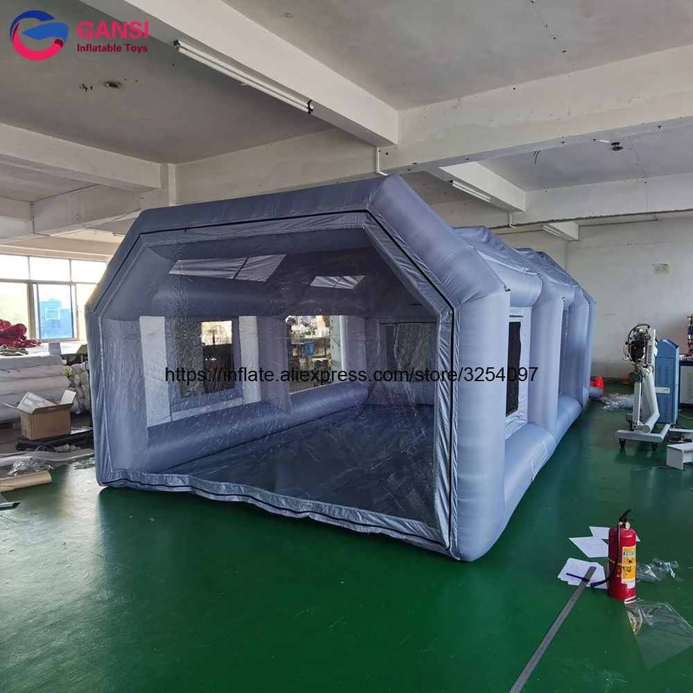 

Inflatable Spray Booth Inflatable Car Parking painting Tent Inflatable Bubble Car Garage for Workstation Exhibition