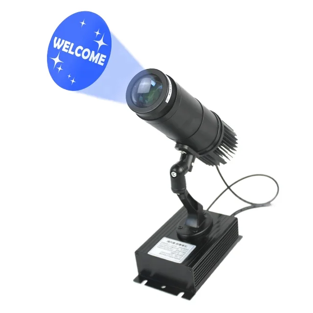 Waterproof Commercial Static Led Floor Wall Projection Lamp Free Custom Logo Indoor Outdoor Advertising Gobo LED  Projector