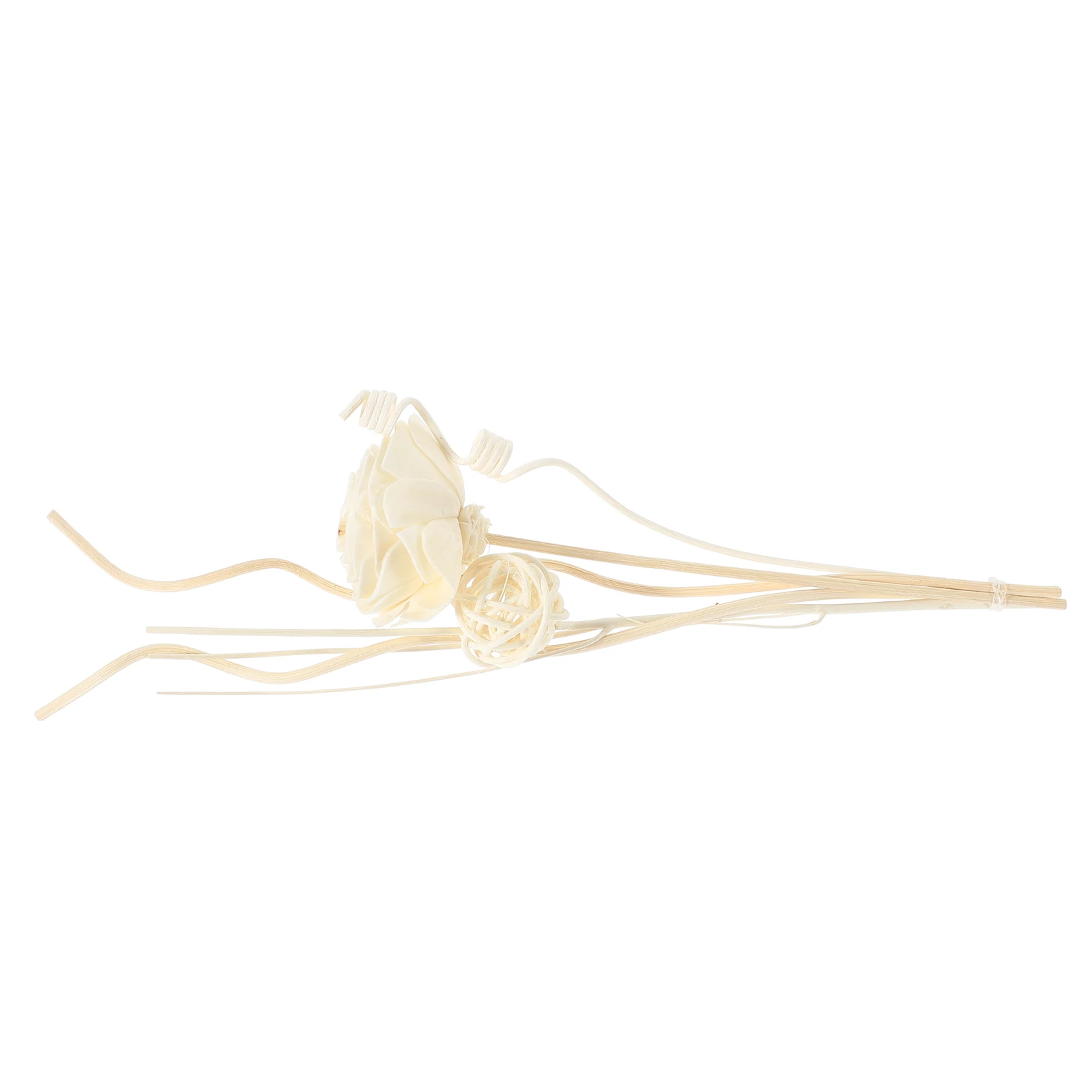 

1 set Artificial Rose Bouquet Diffuser Sticks Essential Oils Aromatherapy Home Fragrance Decor Office Rattan Flowers